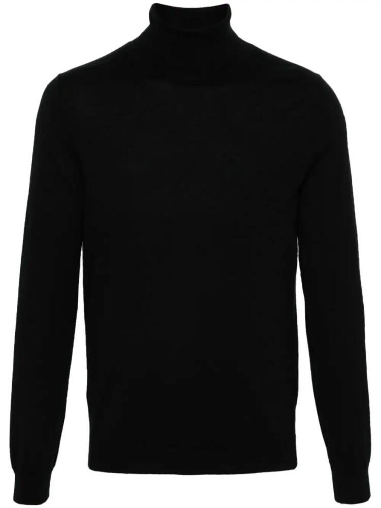 Eric Bompard roll-neck fine-knit sweater - Black Cover