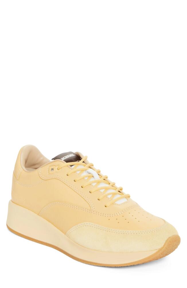 Jacquemus La Daddy Sneaker in Pale Yellow 205 Cover