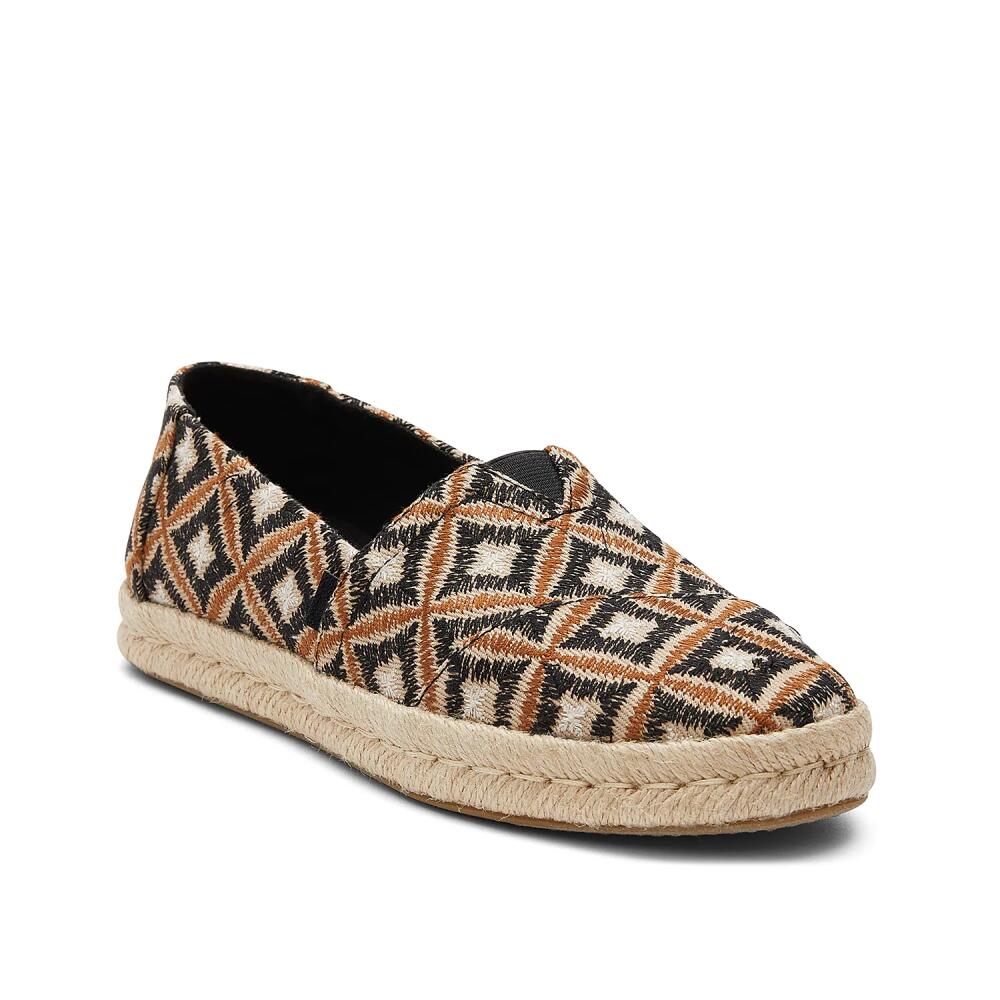 TOMS Alpargata Rope Espadrille SlipOn | Women's | Black Cover