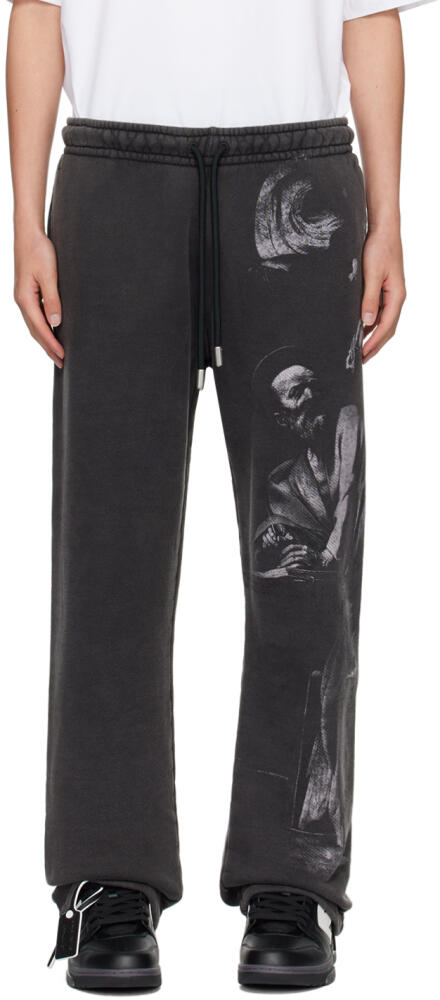 Off-White Black S.Matthew Sweatpants Cover