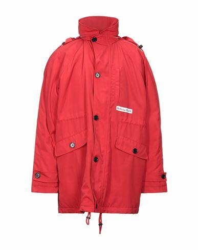 Martine Rose Man Coat Red Polyester Cover