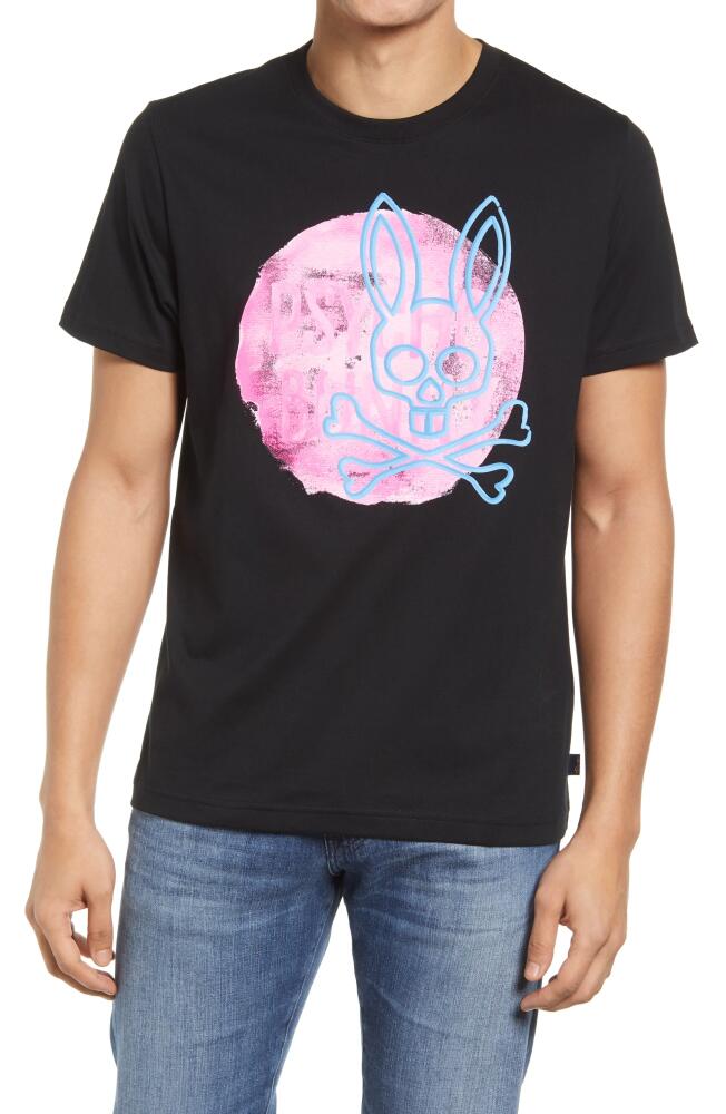 Psycho Bunny Arnell Graphic Tee in 001 Black Cover