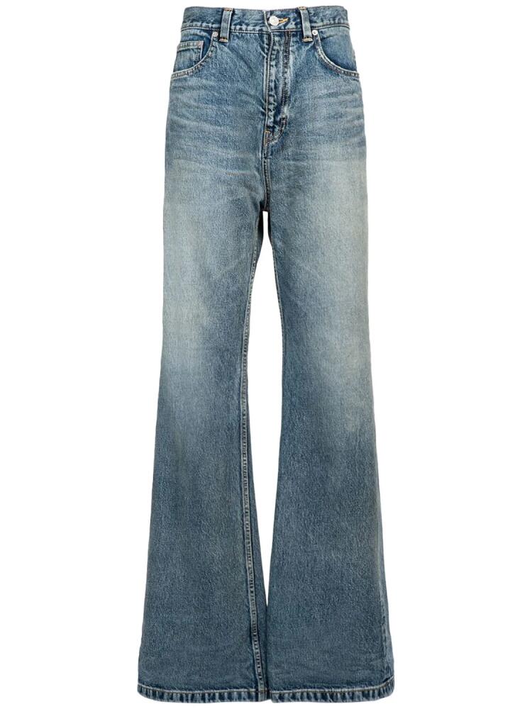 BALENCIAGA Japanese Denim Flared Jeans Cover