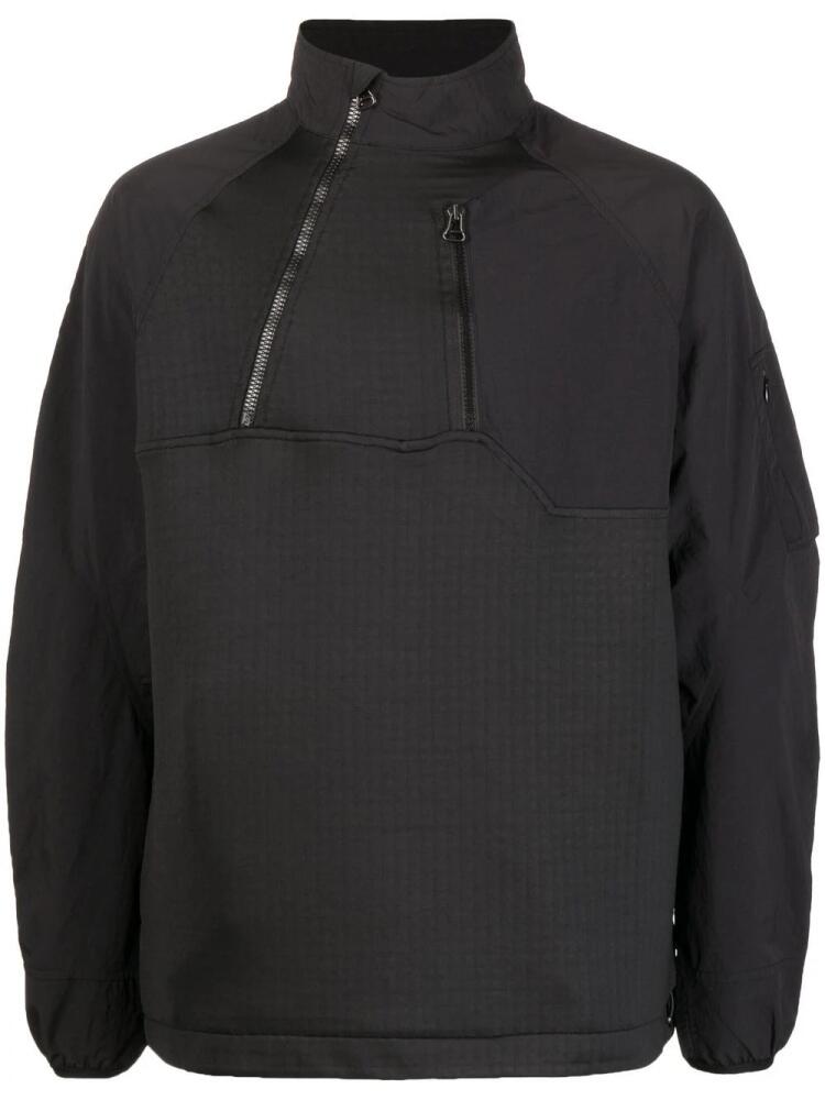 Maharishi lightweight half zip jacket - Black Cover