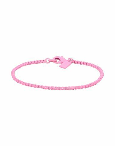 Crystal Haze Plastalina Bracelet Woman Bracelet Pink Brass, Enamel Cover