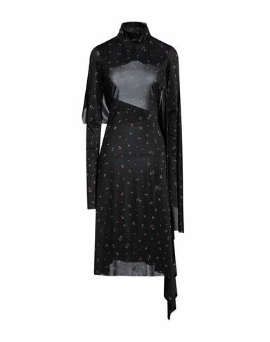 Vetements Woman Midi dress Black Polyester, Elastane Cover