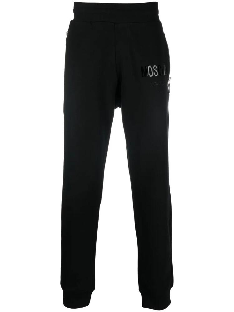 Moschino slim-cut track pants - Black Cover