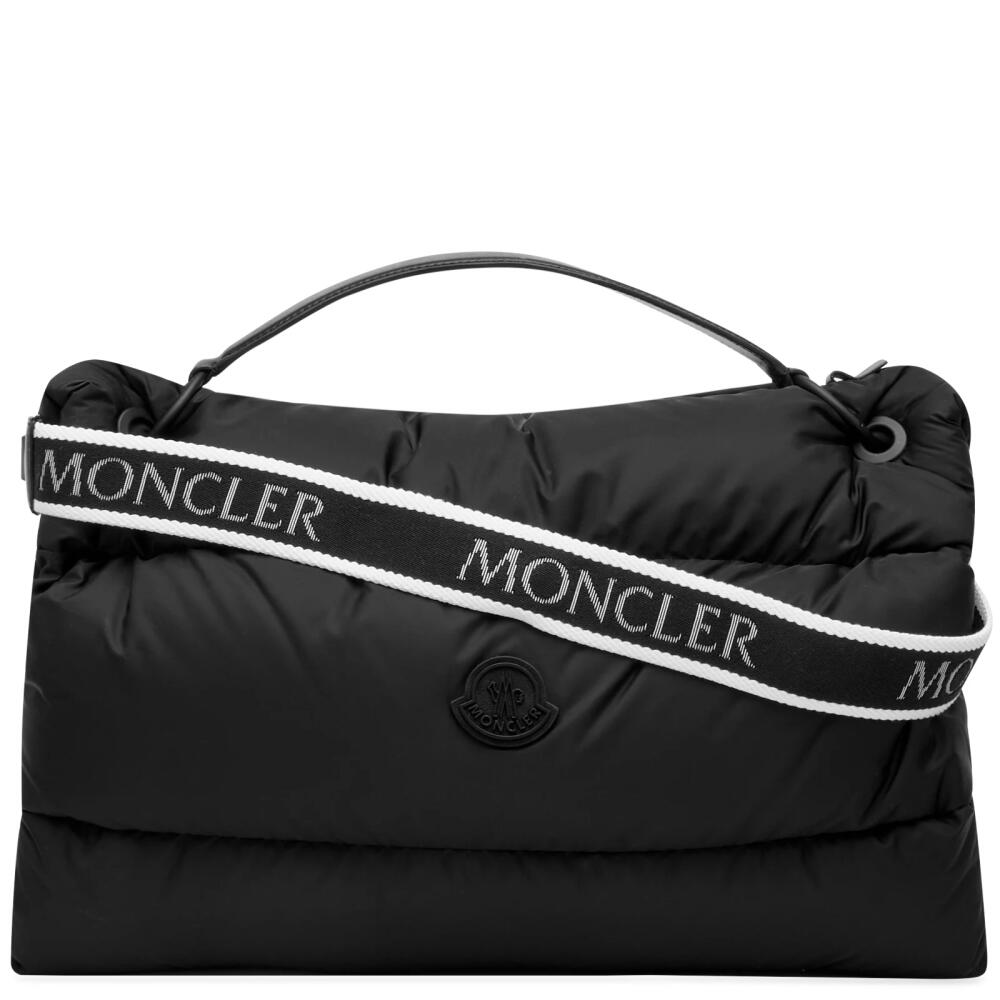 Moncler Women's Legere Logo Strap Zip Tote Bag in Black Cover