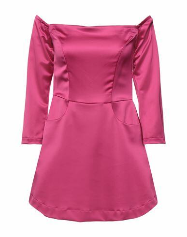 Imperial Woman Mini dress Garnet Polyester, Elastane Cover