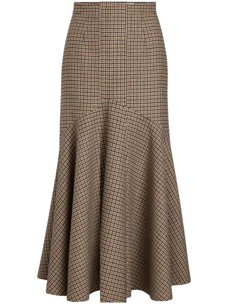 Patou mermaid midi skirt - Brown Cover