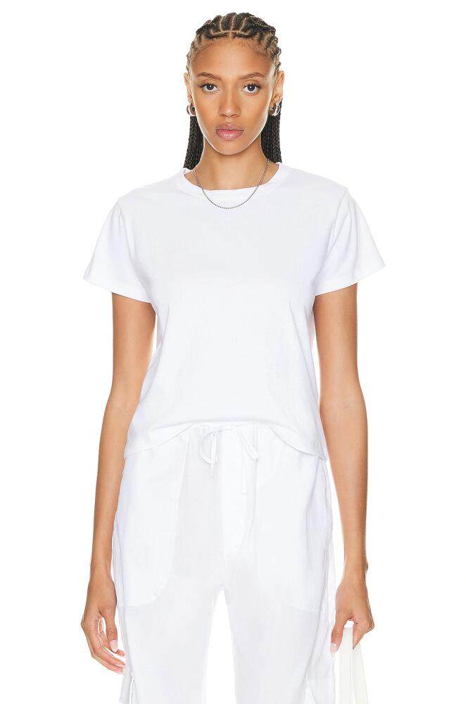 LESET Margo Tee in White Cover