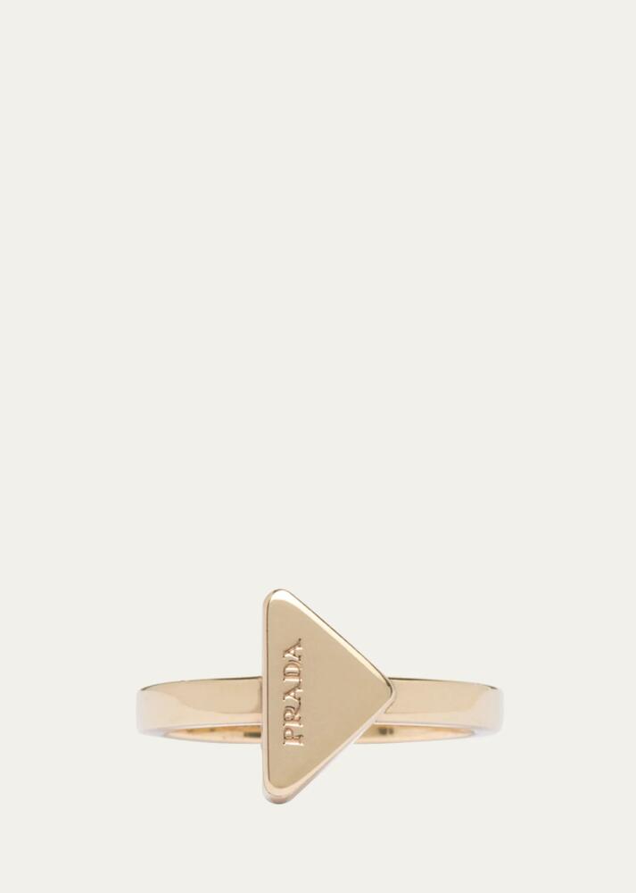 Prada Triangle Brass Ring Cover