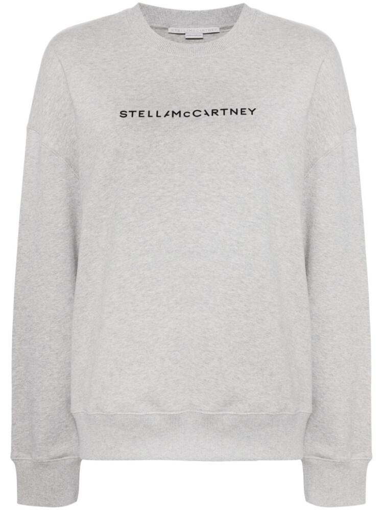 Stella McCartney logo-print cotton sweatshirt - Grey Cover