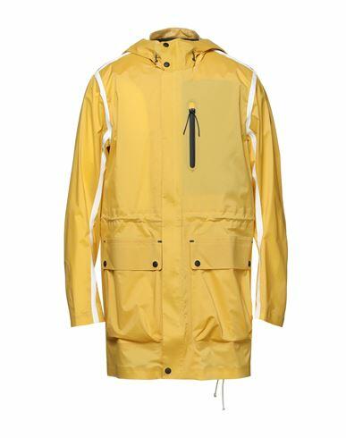 Belstaff Man Overcoat & Trench Coat Yellow Polyamide, Polyurethane, Elastane Cover