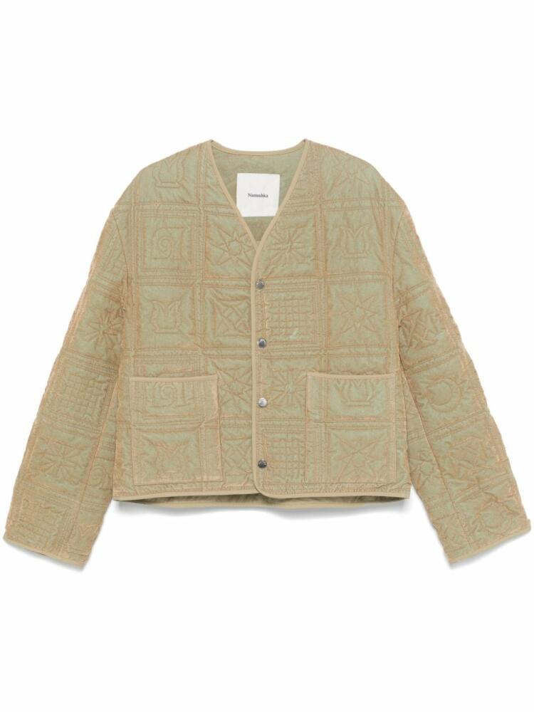 Nanushka Adara jacket - Neutrals Cover