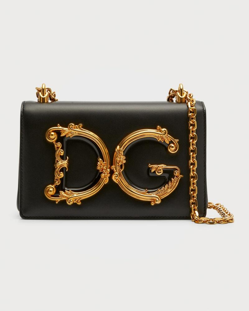 Dolce & Gabbana Baroque Small Leather Crossbody Bag Cover