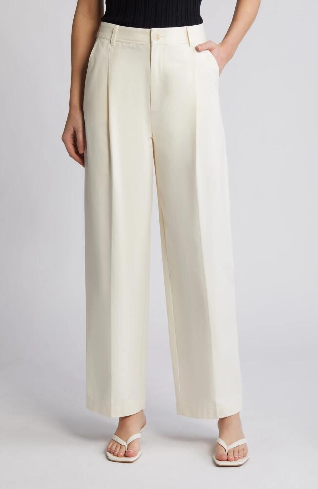 RUE SOPHIE Jeriel High Waist Straight Leg Pants in Crme Pearl Cover