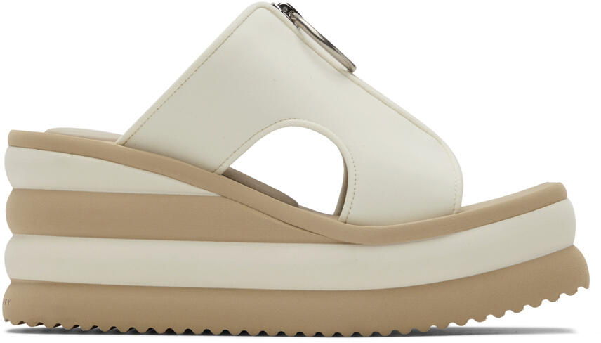 Stella McCartney Off-White Scuba Slide Sandals Cover