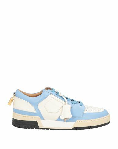 Buscemi Man Sneakers Sky blue Leather Cover