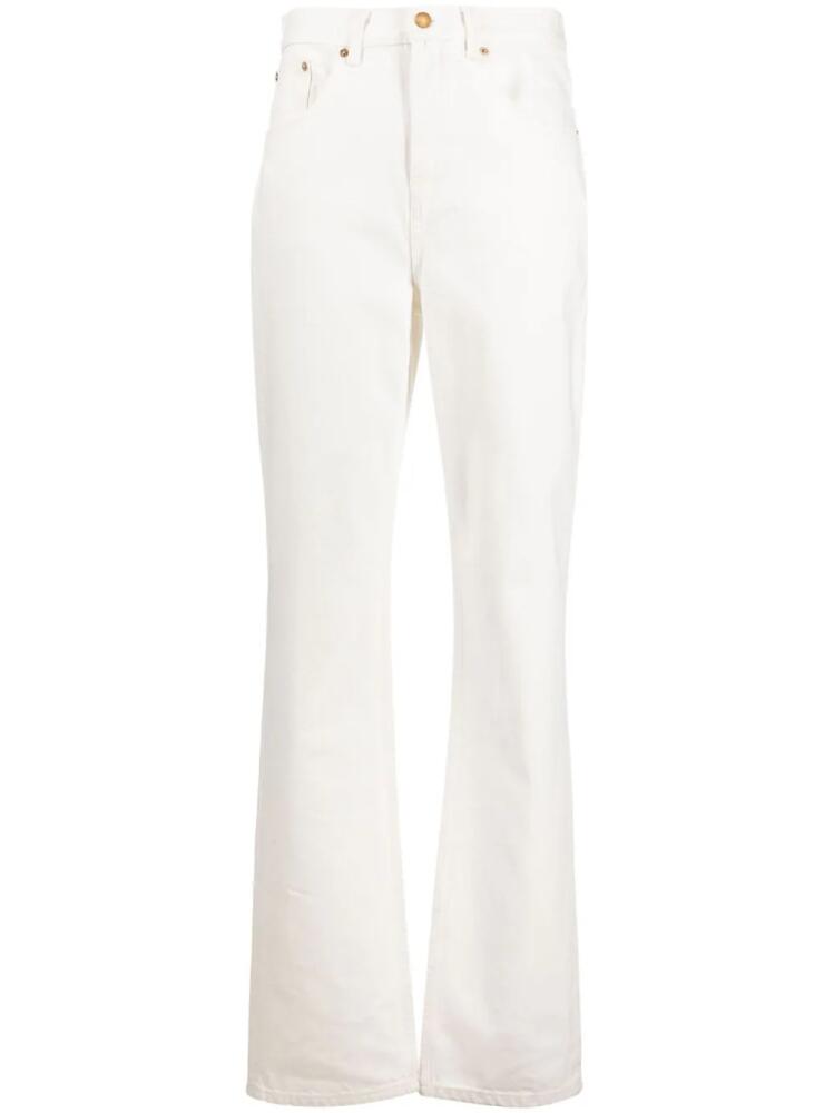 Tory Burch high-waist flared jeans - White Cover