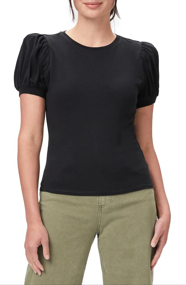 PAIGE Matcha Puff Sleeve T-Shirt in Black Cover