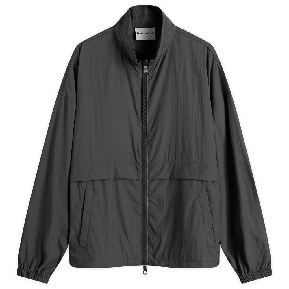 MKI Men's Crinkle Nyon Track Jacket in Black Cover