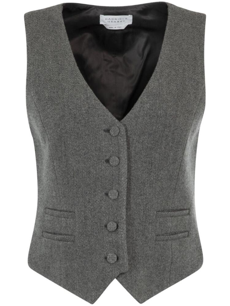 Gabriela Hearst Coleridge vest - Grey Cover