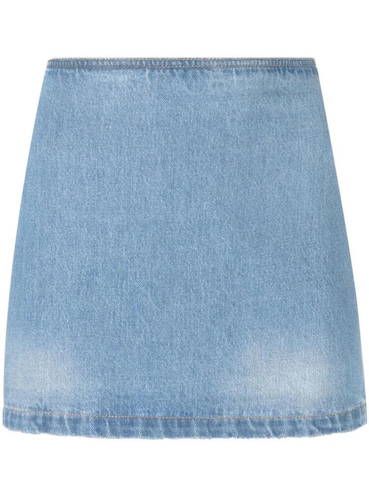 Versace Medusa denim skirt - Blue Cover