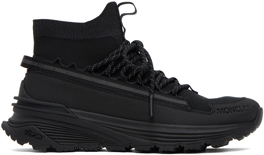 Moncler Black Monte Runner High Sneakers Cover