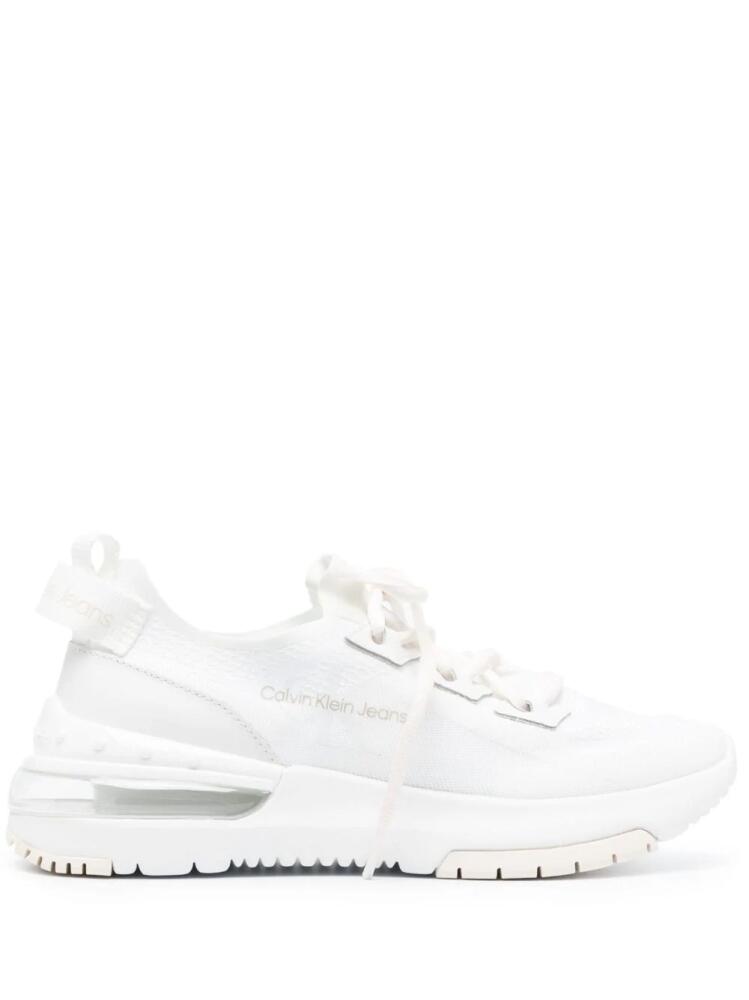 Calvin Klein Jeans lace-up low-top sneakers - White Cover