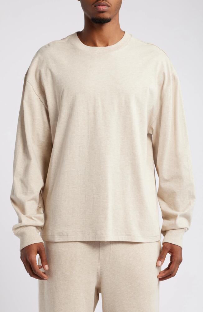 Elwood Core Oversize Long Sleeve T-Shirt in Oatmeal Cover