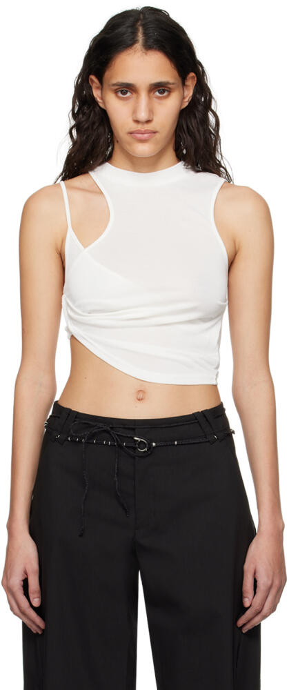 HYEIN SEO SSENSE Exclusive White Tank Top Cover