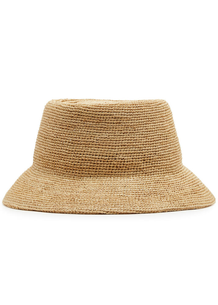 Lack OF Color Inca Raffia Bucket hat - Natural Cover