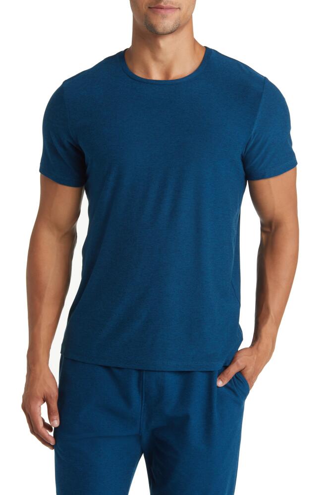 Beyond Yoga Featherweight Always Beyond Performance T-Shirt in Blue Gem Heather Cover