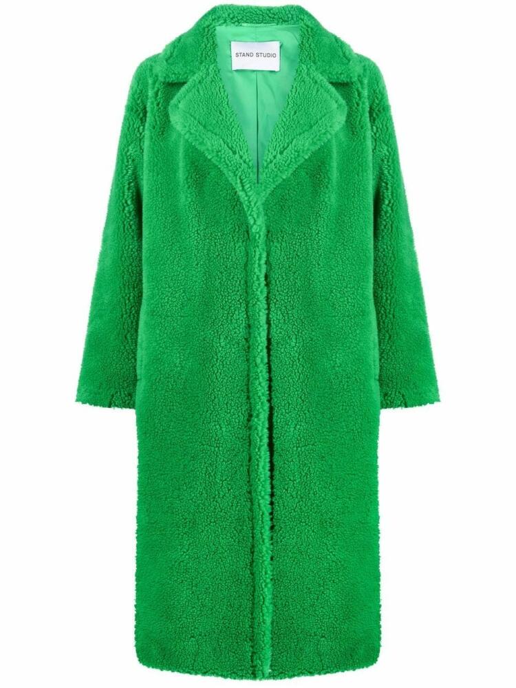 STAND STUDIO Maria single-breasted coat - Green Cover