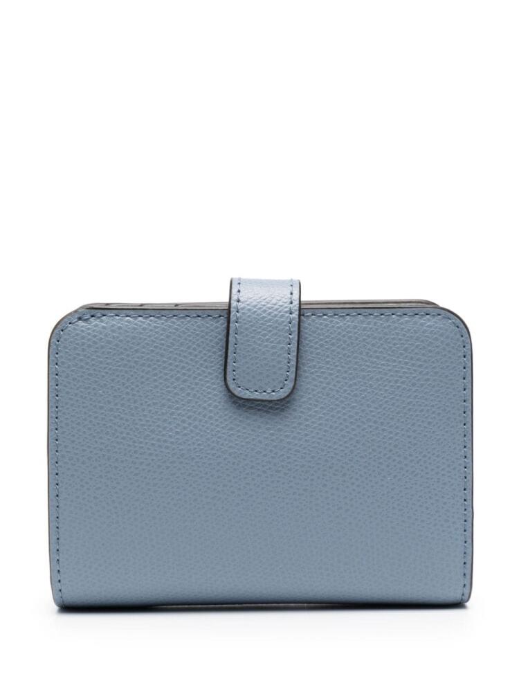 Furla logo-plaque leather wallet - Blue Cover