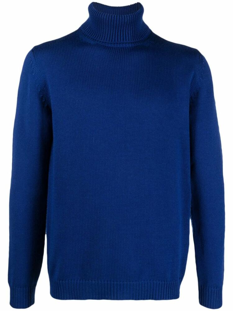 Roberto Collina roll-neck wool jumper - Blue Cover