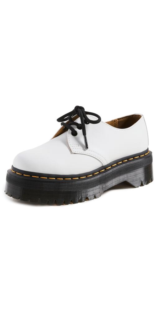 Dr. Martens 1461 Quad 3 Eye Loafers White Cover