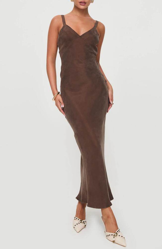 Princess Polly Laurette Maxi Dress in Brown Cover