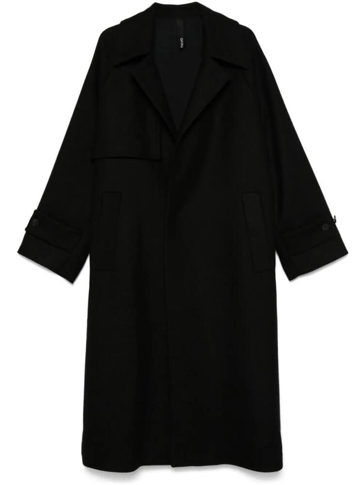 Hevo double-breasted coat - Black Cover