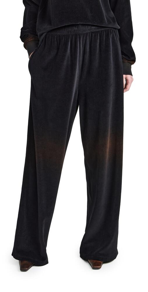 Acne Studios Soft Velour Trousers Black Cover