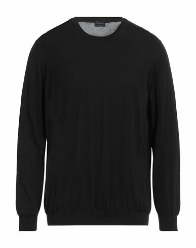 Drumohr Man Sweater Black Cotton Cover