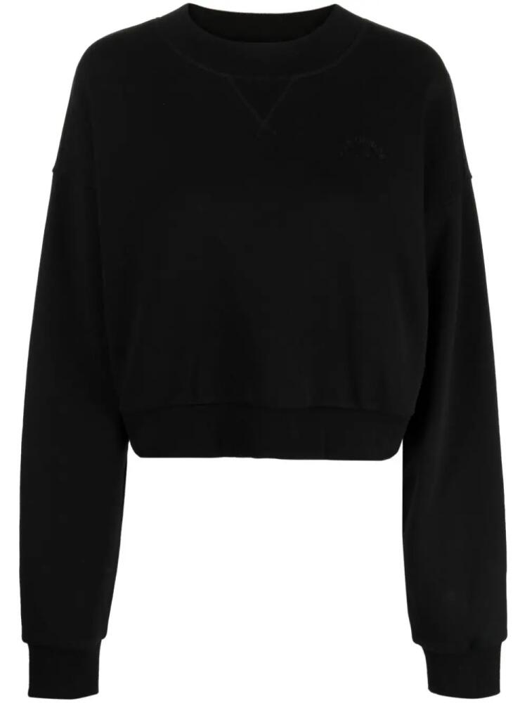 The Upside embroidered-logo organic cotton sweatshirt - Black Cover