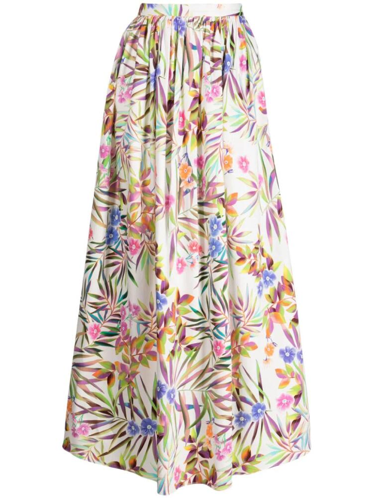 Bambah Floral Sarah cotton midi skirt - Multicolour Cover