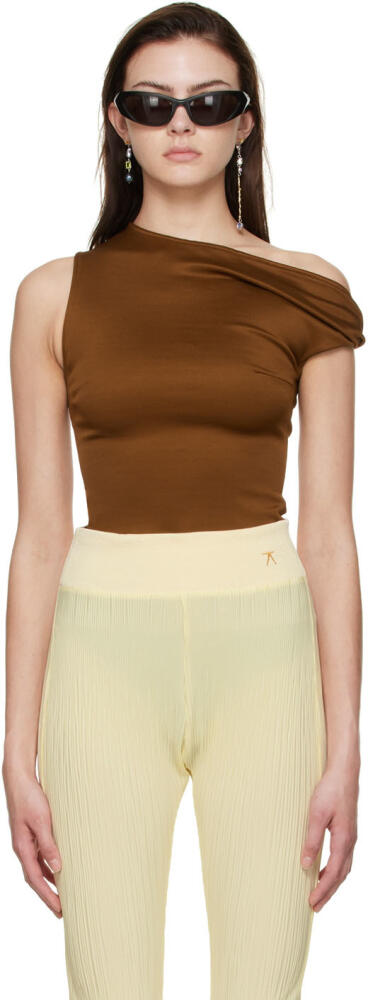 Atlein Tan Viscose T-Shirt Cover