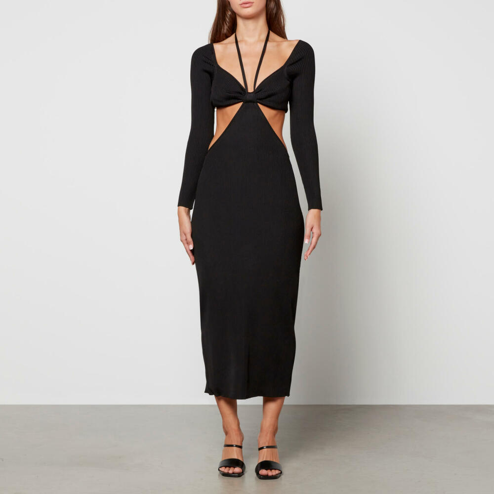 Cult Gaia Enzo Ribbed-Knit Maxi Dress Cover