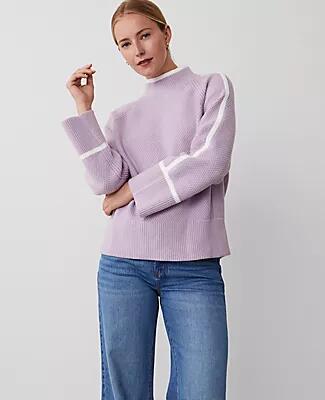 Ann Taylor Tipped Turtleneck Sweater Cover