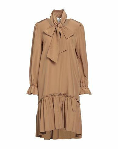 Ballantyne Woman Midi dress Camel Silk, Cotton Cover