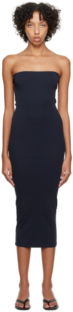 FLORE FLORE Navy Liv Midi Dress Cover