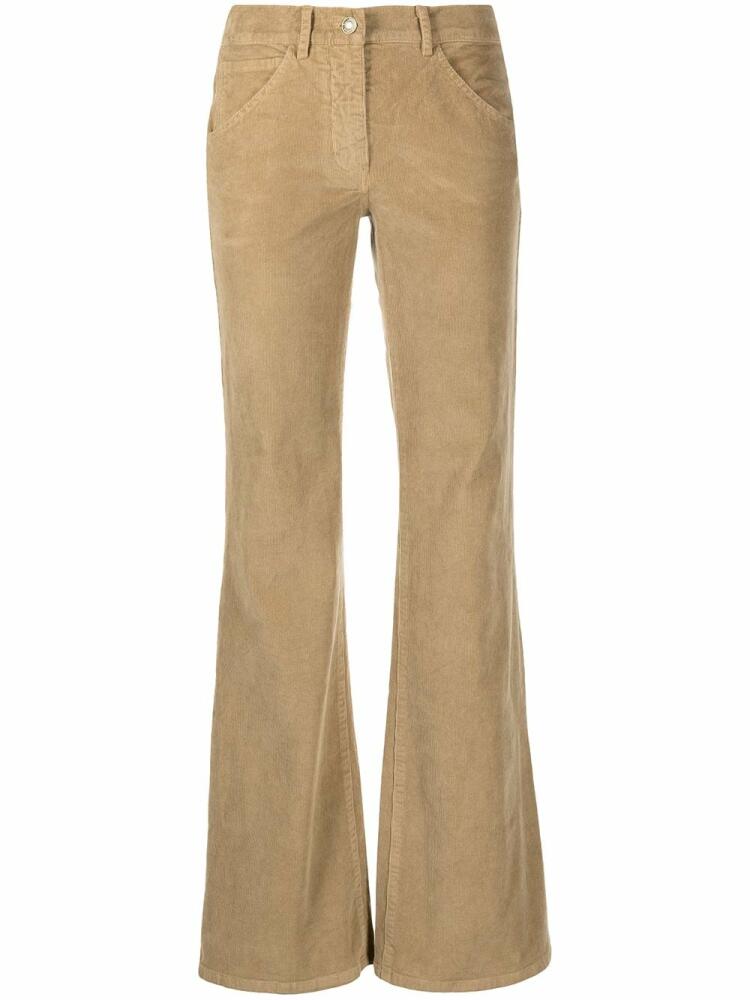 Nili Lotan corduroy bootcut trousers - Neutrals Cover